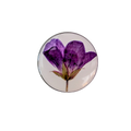 Brosch lila Midsommarblomster